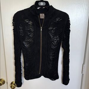 SW3 Bespoke Suede and Mesh Jacket